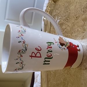 EUC Christmas Dachshund Coffee Mug